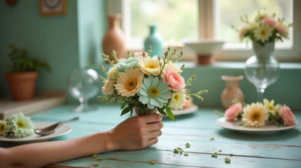 Apprendre à créer un bouquet de fleurs pour la maison