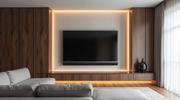 Meubles tv suspendus industriels : style et fonctionnalité réunis